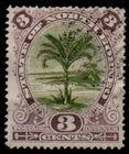 North Borneo QV 1894 3c sg70 used with "ERRINGTON & MARTIN" security underprint.