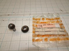 Stihl 4130 640 7301 Pinion Gear Set 30 Degree Lite Oxidation on these OEM NOS