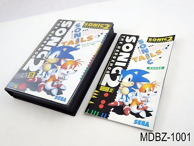 Complete Sonic the Hedgehog 2 Mega Drive Japanese Import Sega Japan JP US  Seller