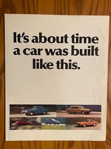 1972 Saab Sales Brochure - Full Line - 95 Wagon, 96 Sedan, Sonett III, & 99E