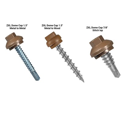 Long Life Metal Roofing Screws ZXL Dome Cap Screws with EPDM