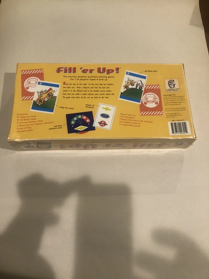 Fill Er Up Game Service Station Problem Solving Game NEW SEALED 1996 - Image 2 of 2