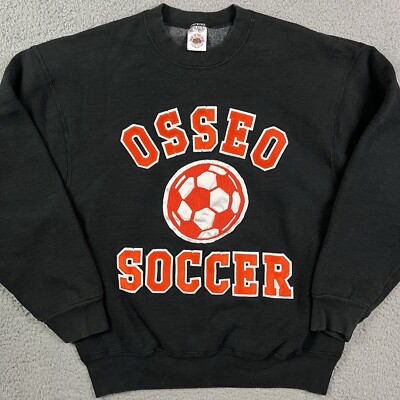 Vintage Osseo Soccer Sweater Stitched Minnnesota MN Sweatshirt Crewneck