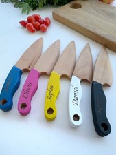 Personalized Montessori Knife for Kids, Wooden Toddler Knife, Educational Toy