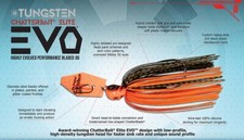 Z-Man Tungsten Chatterbait Elite EVO - Choose Size / Color