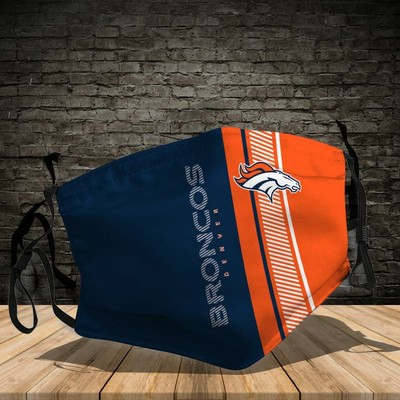DENVER BRONCOS TEAM CUSTOM 3D PRINTED Face Mask | eBay