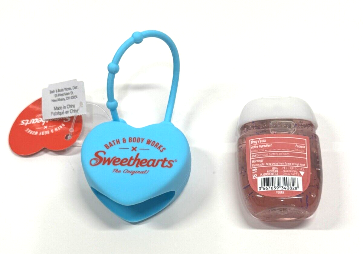 BATH BODY WORKS SWEETHEARTS UR SWEET POCKET BAC HOLDER & HAND
