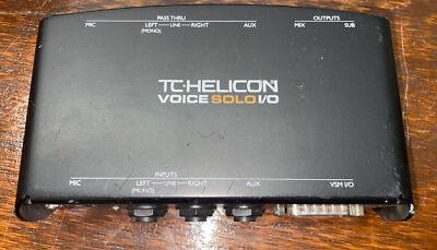TC Helicon Voice Solo Vocal Monitor I/O Box USED
