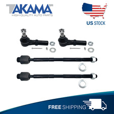 4pcs Front Inner Outer Tie Rod Ends For 02-05 Dodge Ram 1500