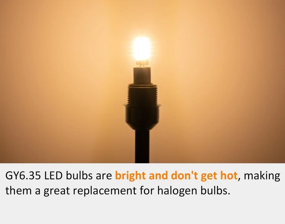 Diodesy 4PK LED Light Bulb, GY6.35 Bi-Pin Base 4.5W, 40W, 2700K, 400LM, T6 - Image 2 of 4