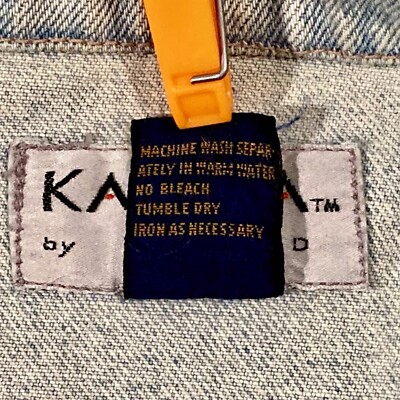 Katana by Texwood Jacket Size Small Denim Button Front Long 