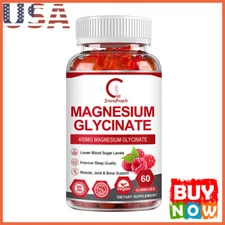 Magnesium Glycinate Gummies 400mg Muscle Bone Support Improve Sleep Quality