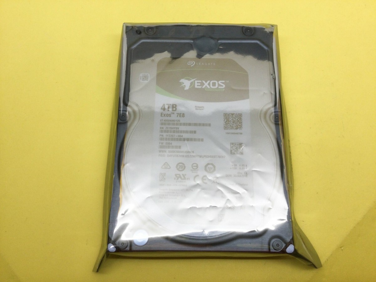 SEAGATE EXOS 7E8 4TB 7.2K SAS 3.5'' 12Gb/s 512e HDD SEAGATE EXOS 7E8 4TB 7.2K SAS 3.5'' 12Gb/s 512e HDD