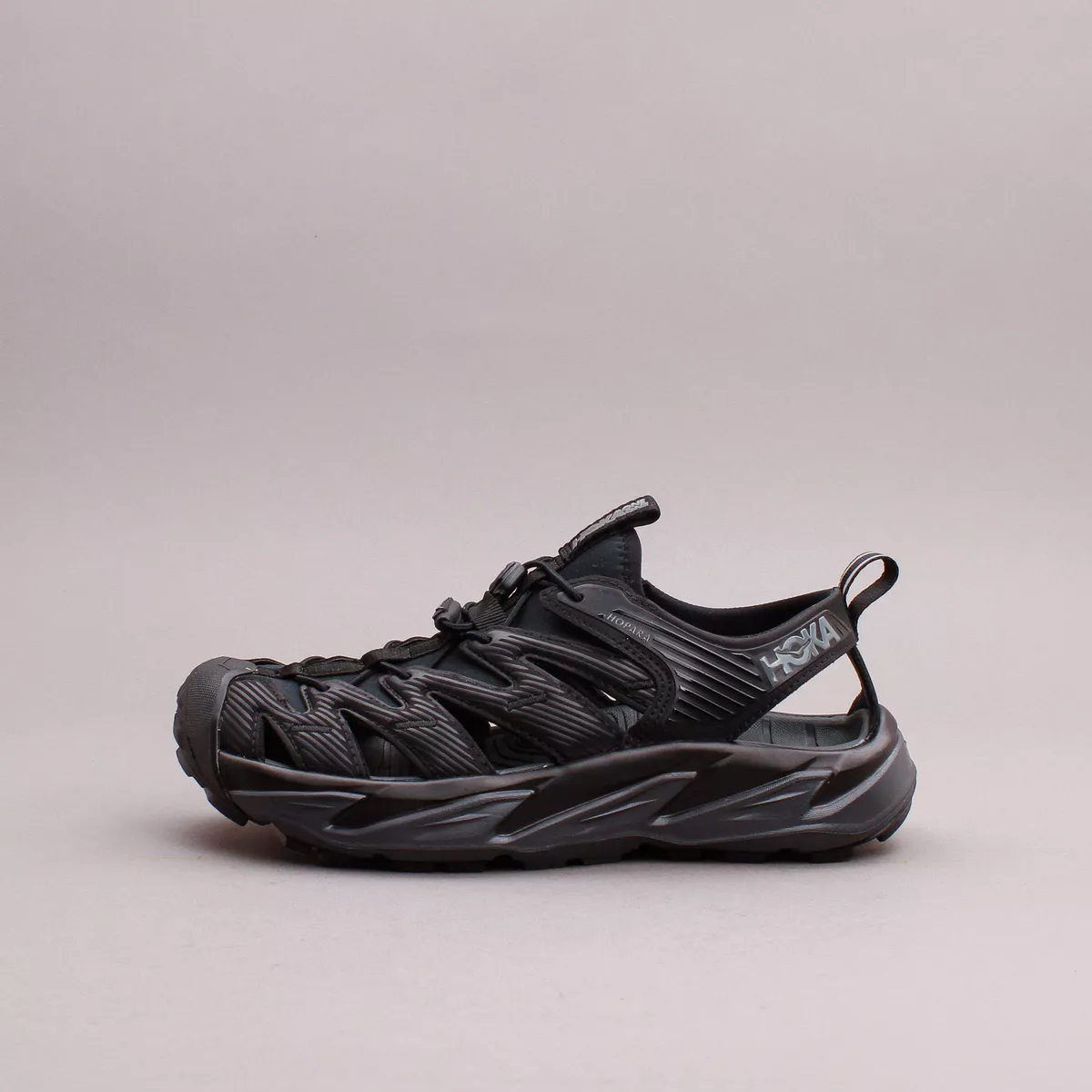 Hoka One One Hopara Black Dark Shadow Sandal Terrain New Men