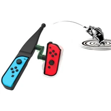 Portable Move Sebse Fishing Rod Fish Pole Prop for Nintendo Switch Joy-Con