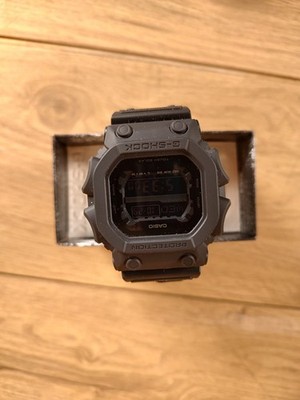 NEW Casio G-Shock GX-56 SERIES ALL BLACK Solar Digital Mens Watch