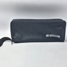 Cassette Tape Storage Carry Case Black Bag with Strap Holds 15 Cassettes