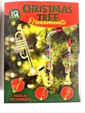 Gold Musical Instruments Toy for kids Christmas gift Set of 3 new