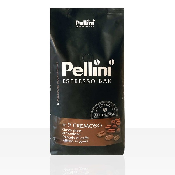 Pellini Espresso Bar N° 9 Cremoso 6 X 1Kg Kaffee Ganze Bohne-image