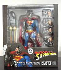 US New Medicom Toy MAFEX NO164 Returns Of Superman Cyborg Superman Action Figure
