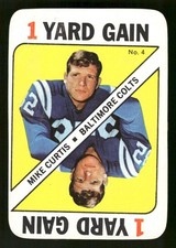 1971 Topps Game Cards #4 Mike Curtis