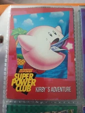 1990s Nintendo Power Super Power Club Kirby's Adventure Card #75