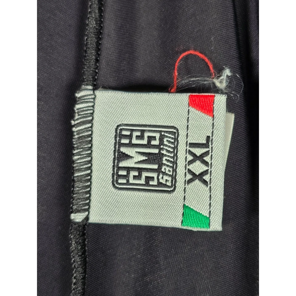Culotte con tirantes Santini XXL negro rojo para hombre Chianti Classico hecho en Italia Foto 2 de 4