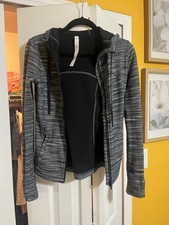 Lululemon Define Nulu Grey Zip Jacket Size 6