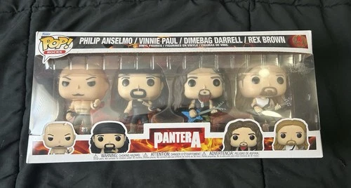 Funko POP! Rocks PANTERA 4 Pack Vinyl Figures Dimebag Phil Anselmo (Read DESC.)