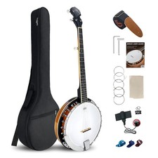 5 String Banjo, 38 Inch Beginner Banjo Kit wi...