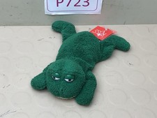 Vintage Russ Frugs Green Frog Miniature Stuffed Animal Beanbag Plush Toy 6  