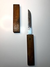 Vintage Scotchline Floating Fish Knife Stainless Steel Wooden Handle 10”