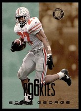 1996 Ultra Rookies Eddie George Rookie Houston Oilers #169