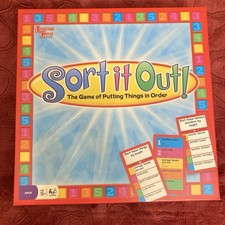 Sort It Out! Family Board Game by University Games Adult Ages 12+ Used Complete