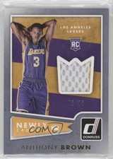 2015 Panini Donruss Newly Crowned Rookie Jerseys Prime /25 Anthony Brown #17 1p5