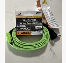 Green Suspender Suit Yourself Fancy Dress Up Halloween Costume Acessory