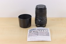 SIGMA 100-300mm F4.5-6.7 UC Zoom Objektiv AF/MF Top Zustand Canon EF