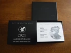 2021  AMERICAN  SILVER  EAGLE PROOF TYPE 2 One Oz. Plus THE ORIGINAL COA NEW