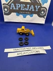 4 new black tires for Matchbox Lesney No.69 Tractor Shovel