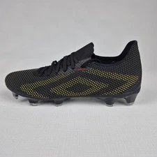 UMBRO Velocita Matrix Premier FG Men's Size 11.5 Black/Gold 82059U-MU4 PRO-WEAVE