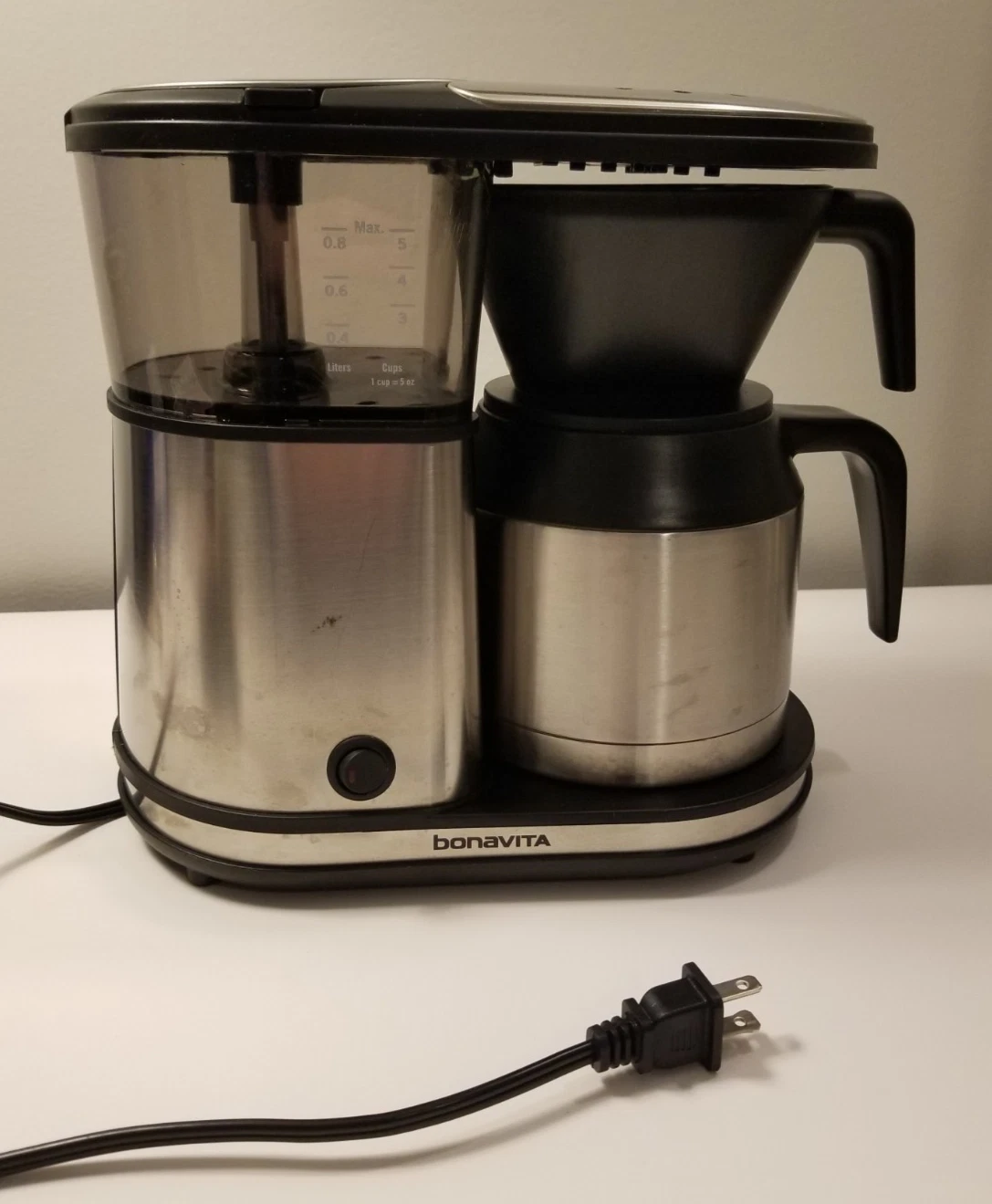 Bonavita 5-Cup One-Touch Coffee Maker Thermal Carafe , Tested, Works
Opens in a new window or tab