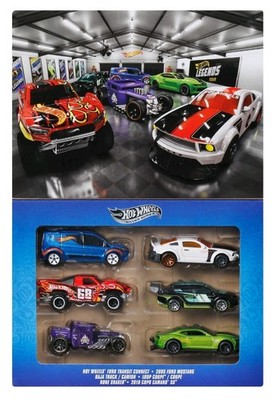 Hot Wheels Legends Tour Box Set Silver Series Bone Shaker F-150 Baja Truck New