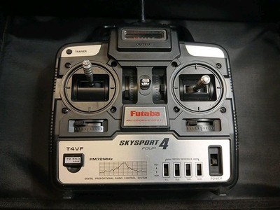 FUTABA SKYSPORT 4 72 MHZ RADIO CONTROL SYSTEM T4VF NO CHARGER