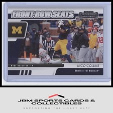 2021 Panini Contenders Draft Picks #28 Nico Collins Front-Row Seats