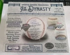 New York Dynasty Autographed MLB Autographed Baseball TriStar Treasures