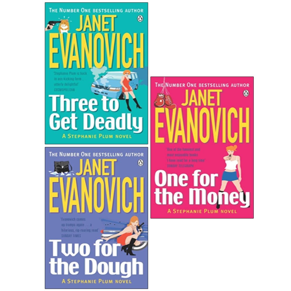 Stephanie Plum Series 3 Books Collection Set By Janet Evanovich Two for the Doug
