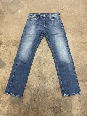 Levis 559 Jeans Mens 36x34 Blue Denim Relaxed Fit Straight Leg Zip Fly 5-Pocket