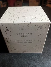 Beekman 1802 Goat Milk Whipped Body Cream 8oz "Into the Woods" New 