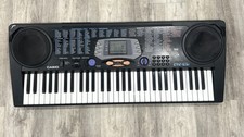 Casio CTK-531 Electronic Keyboard 100 Song Bank Tested Missing Bat Cover No Cord