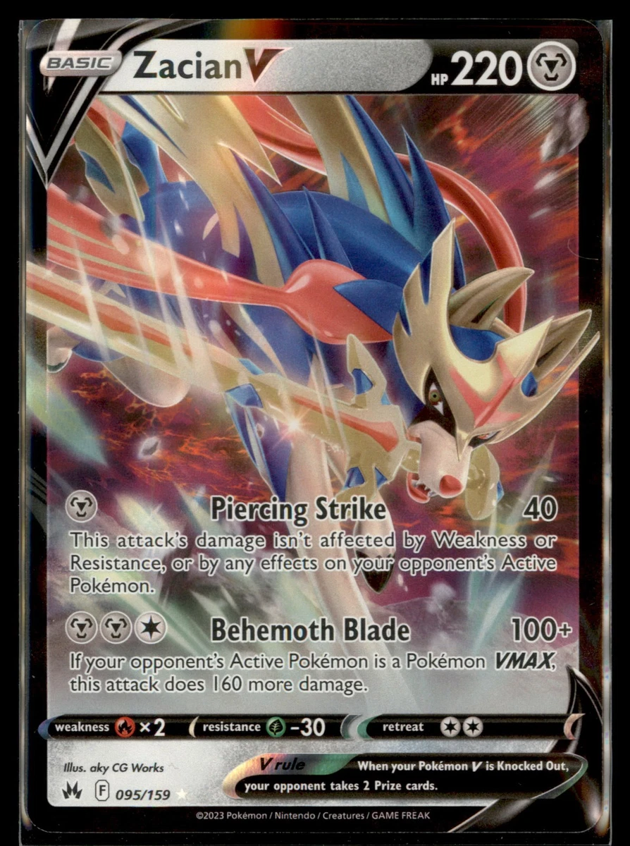 Zacian V 095/159 Crown Zenith for sale | eBay